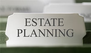 tile that says estate planning